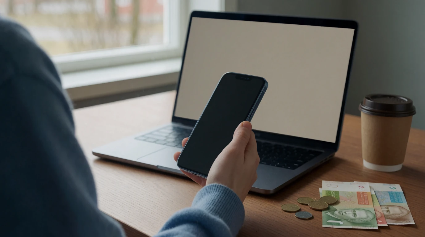 Svensk mobilbetalning vid ett onlinecasino med banköverföring